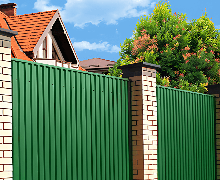 Забор на участке