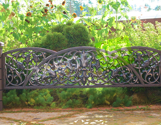 Фотография забора с участка