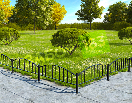 Фотография забора с участка