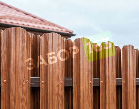 Фотография забора с участка
