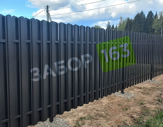 Фотография забора с участка