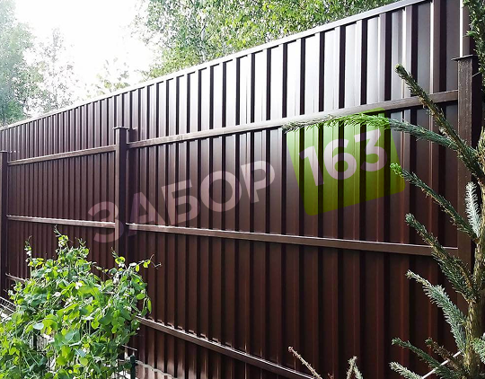 Фотография забора с участка