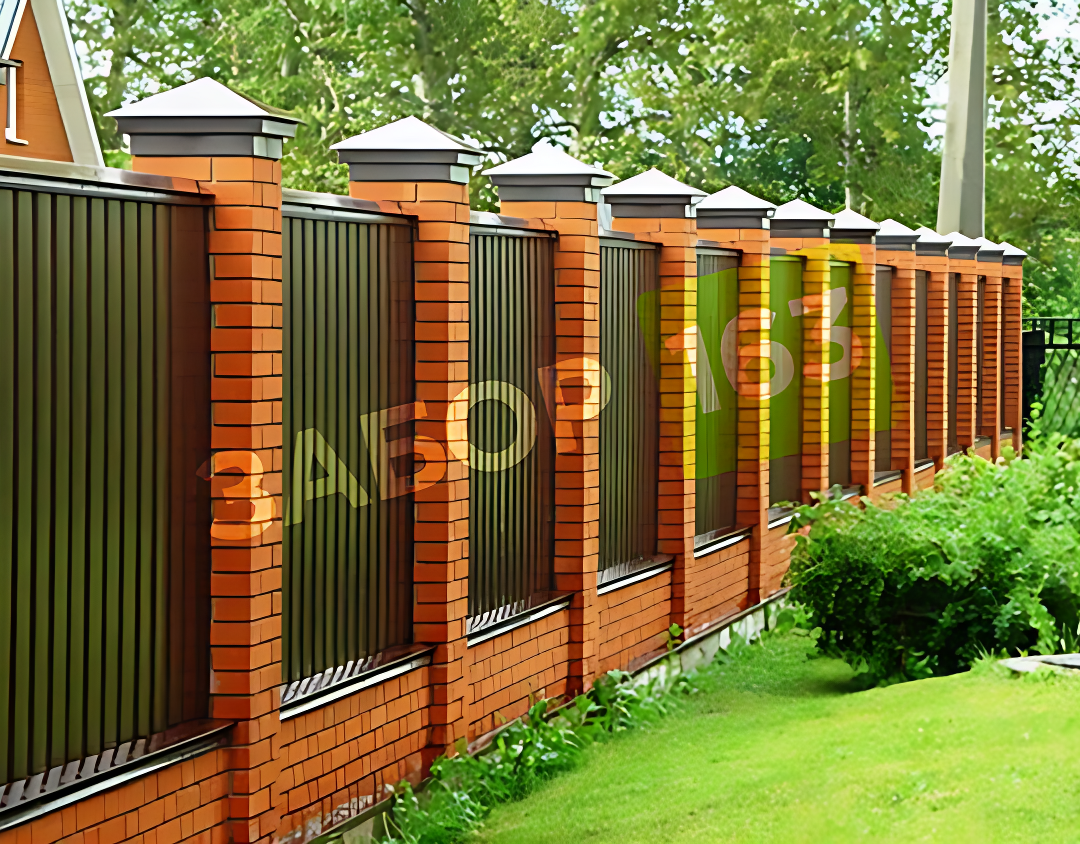 Фотография забора с участка