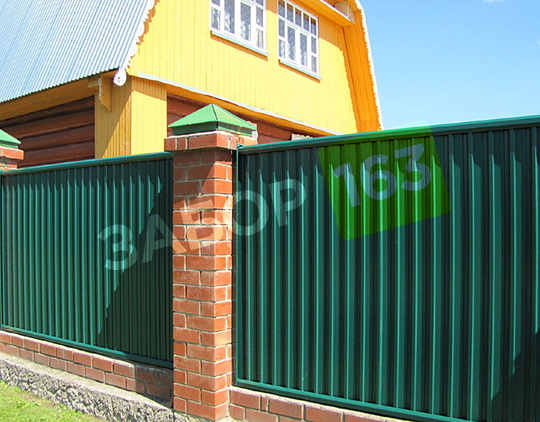 Фотография забора с участка